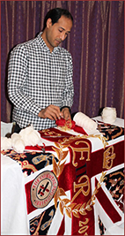 Embroidery heritage and Master Rug Craftsmanship at The Oriental Rug Gallery Ltd Haslemere Surrey GU27