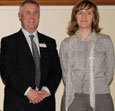 Haslemere Museum Chairman Alan Berry with Curator Julia Taner