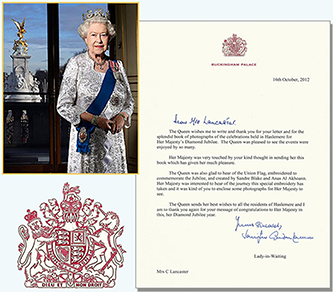 A personal Royal Thank You Letter
